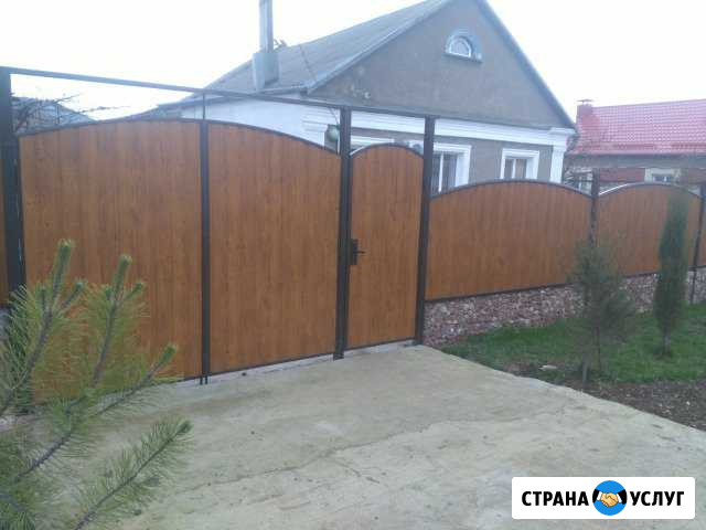 Ворота распашные, откатные, автоматика для ворот Симферополь - изображение 1