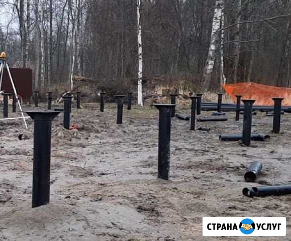 Монтаж свайно-винтового фундамента под ключ Подольск - изображение 1
