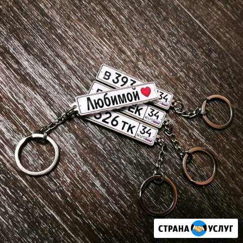 Брелок гос. номер авто Волгоград - изображение 1