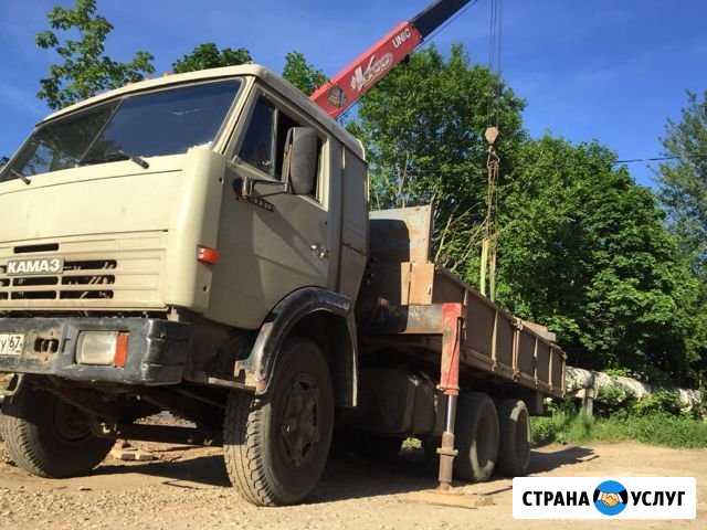 Услуги крана-манипулятора Смоленск - изображение 1