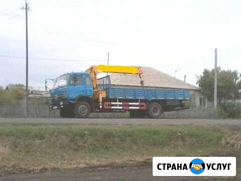 Услуга Кран-манипулятора, самопагрузчик Омск - изображение 1