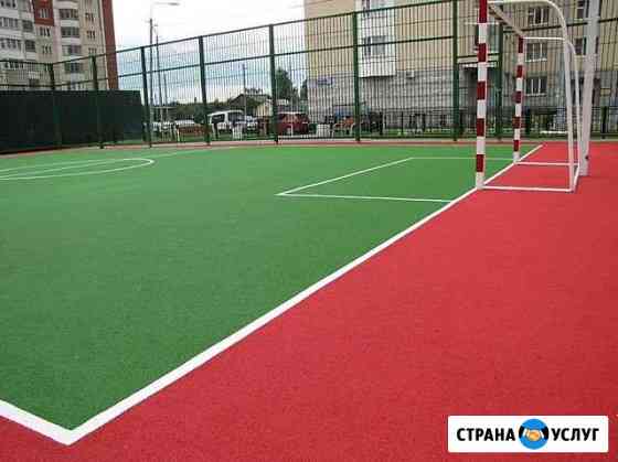 Благоустройство Укладка резиновой крошки Истра