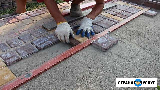 Укладка брусчатки и тротуарной плитки Дзержинск - изображение 1