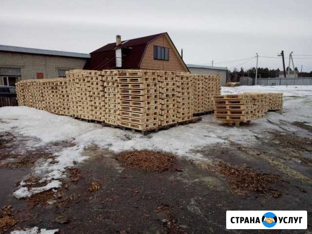 Поддоны деревянные новые любых размеров Винзили - изображение 1