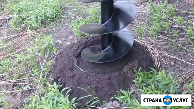 Бурение лунок/отверстий мотобуром Зеленогорск - изображение 1