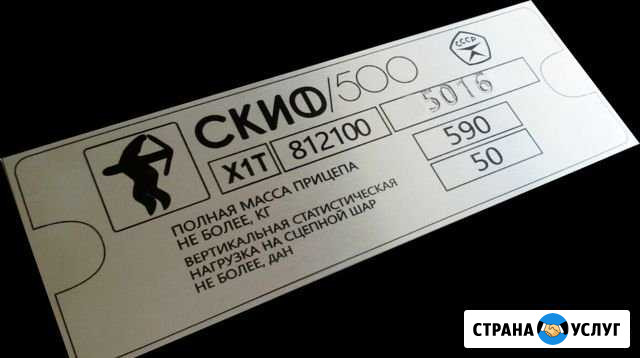Изготовим шильды Сыктывкар - изображение 1