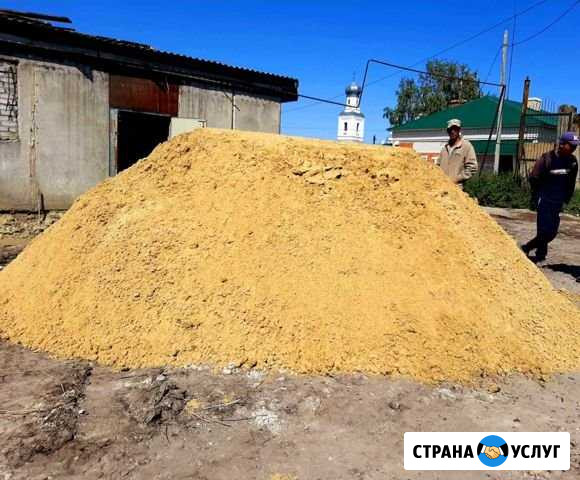 Песок графмасса чернозем щебень глина доставка Красный Гуляй - изображение 1