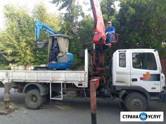 Сам гружу самогруз 7тон 20 метров стрела Барнаул