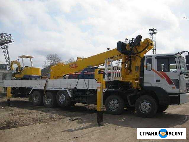Услуги манипулятора 25т, стрела 10т 20м пропуск Краснодар - изображение 1