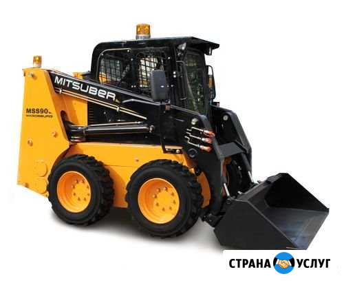 Услуги минипогрузчика с ямобуром, бетономешалкой Кукмор - изображение 1