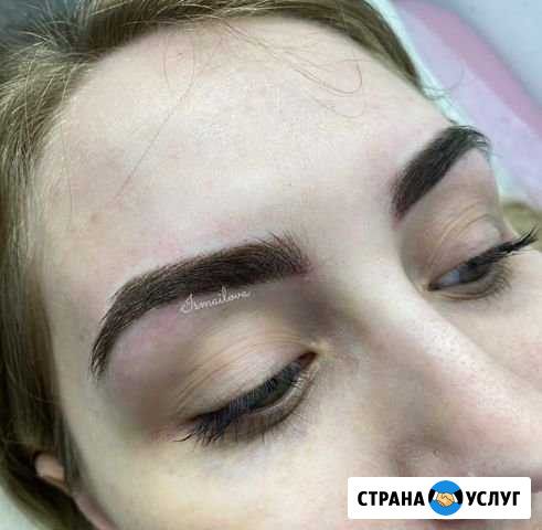 Татуаж- Пудровые брови, перманентный макияж бровей Кострома - изображение 1