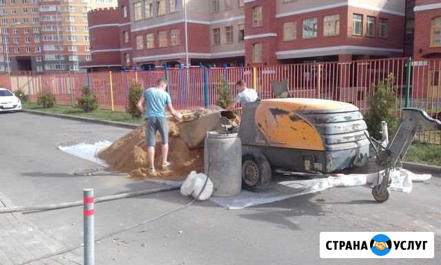 Полусухая механизированная стяжка пола Высоковск - изображение 1