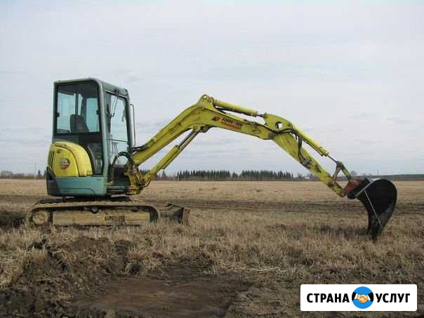 Услуги мини экскаватора,копка траншей,дренаж Троицк - изображение 1
