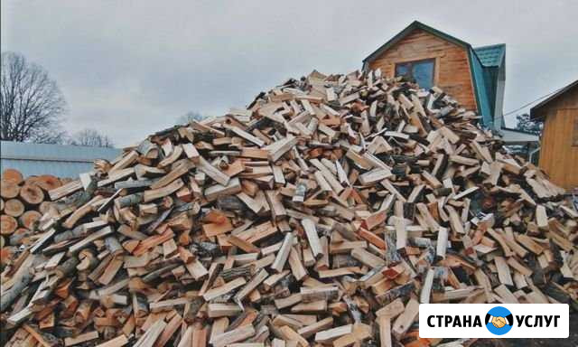 Дрова колотые: Берёза, дуб, осина Заокский - изображение 1