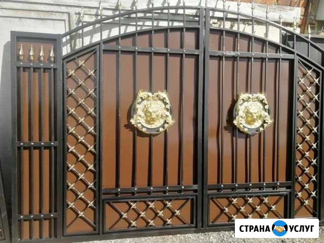 Кованые ворота Уруссу - изображение 1