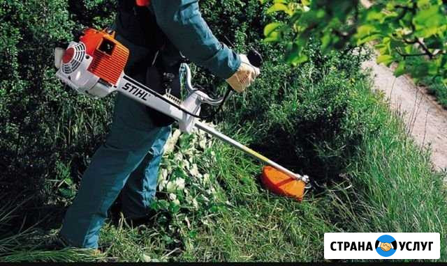 Покос травы, газона Лебяжье - изображение 1