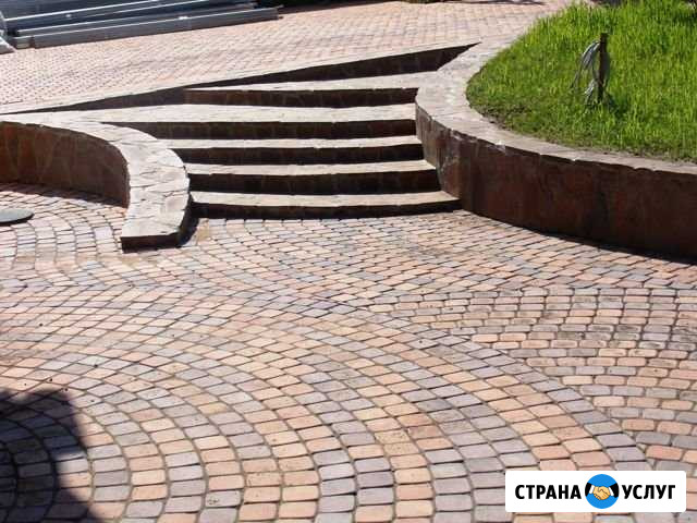 Укладка тротуарной плитки, брусчатки Казань - изображение 1
