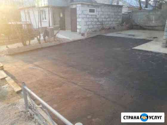 Асфальтирование, асфальтная крошка, бордюры брусча Арзамас
