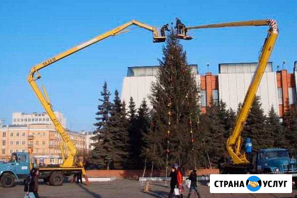 Услуги(аренда) автовышки 22метра Великий Новгород - изображение 1