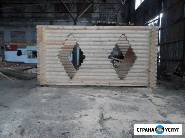 Услуги по изготовлению из оцилиндрованного бревна Соликамск - изображение 1