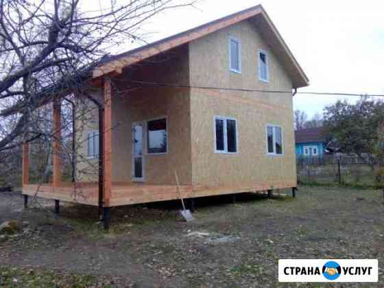 Строительство домов из сип панелей, бань и кровли Дмитров