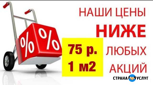 Натяжные потолки сатиновые арт.5696 одноуровневые Новомосковск - изображение 1