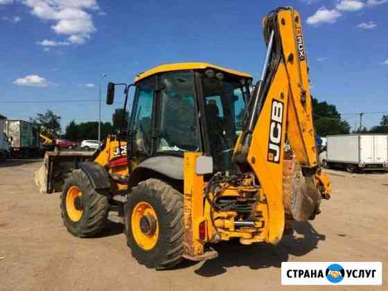 Аренда экскаватора погрузчика JCB равноколесный Великий Новгород