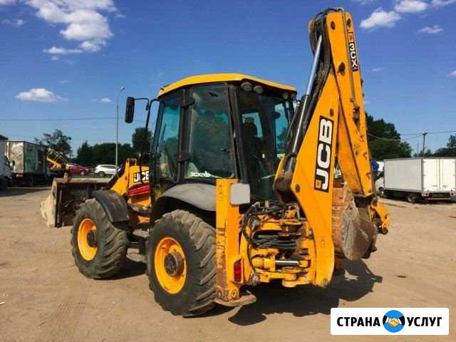 Аренда экскаватора погрузчика JCB равноколесный Великий Новгород - изображение 1