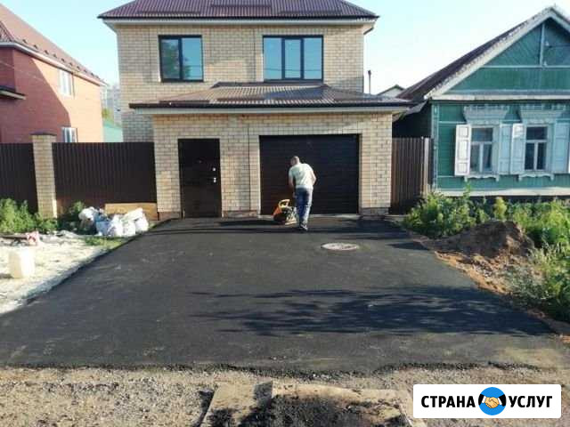 Асфальтирование дорог. Асфальтирование площадок Новосибирск - изображение 1
