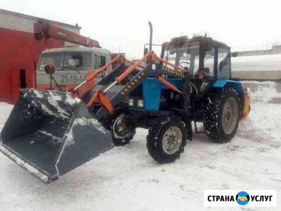 Услуги трактора мтз с щеткой Новочебоксарск