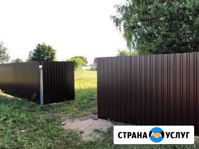 Заборы в Ижевске Профнастил 3D забор Ижевск - изображение 1