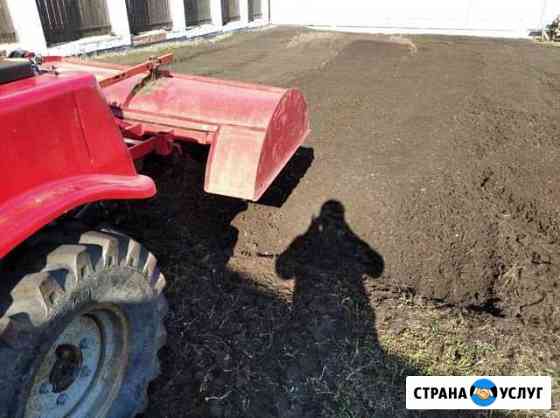 Вспашка земли, выравнивание под зелёный газон Екатеринбург