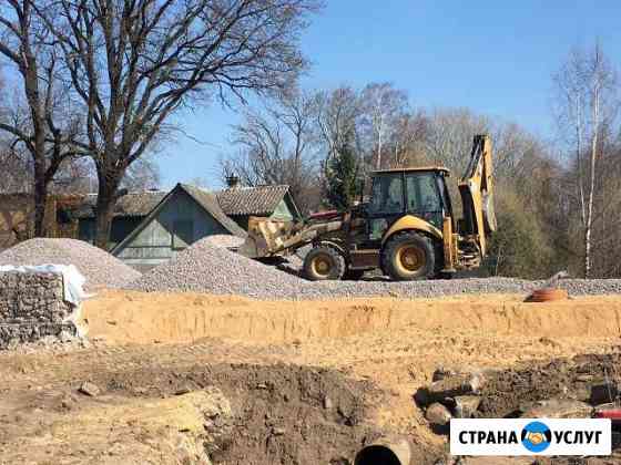 Аренда экскаватора-погрузчика Зеленогорск