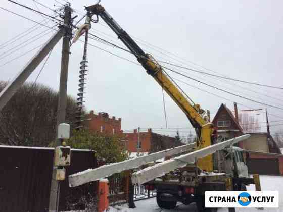 Установка опор, монтаж вл, лэп, электромонтаж Тольятти
