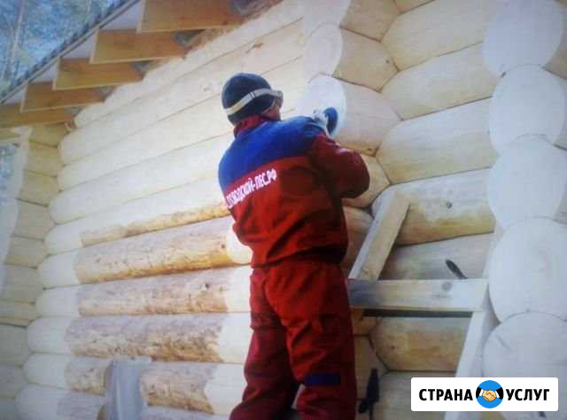 Шлифовка домов, бань. Отделка бань Новоалтайск - изображение 1