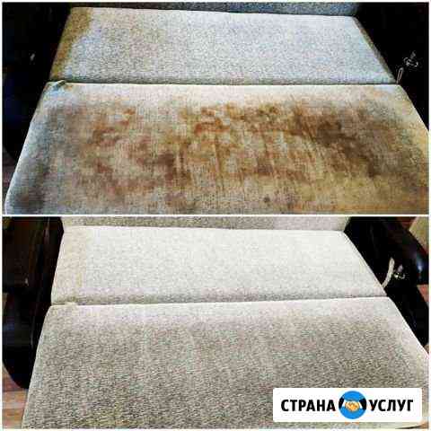 Химчистка мягкой,кожаной мебели,ковров на дому Омск
