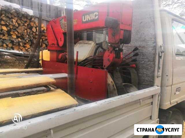 Услуги манипулятора кран борта, воровайки, фургона Улан-Удэ - изображение 1