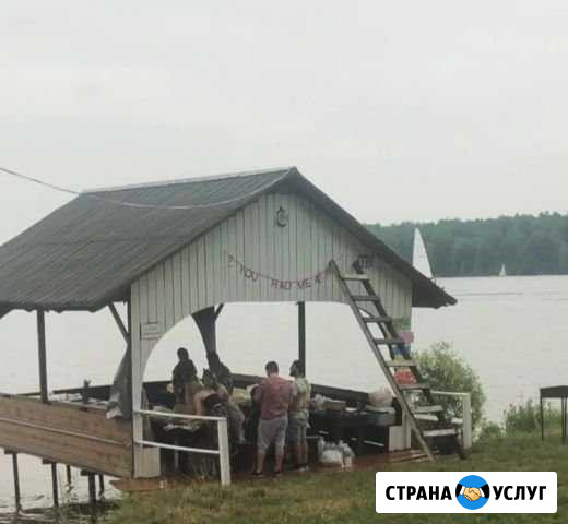 Аренда беседок/Беседки у воды с мангалом, Подмоско Пироговский - изображение 1
