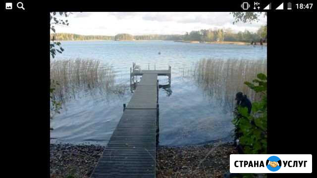 Рыболовные помосты, пирсы, дорожки из дерева Северская - изображение 1