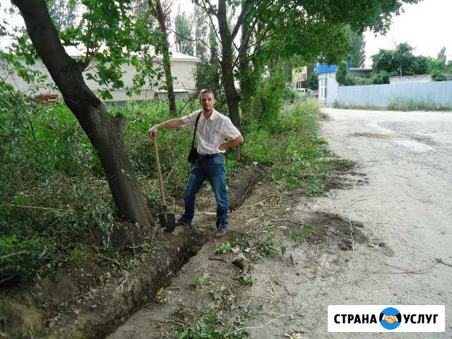 Копка траншей огорода септик земляные работы Новочеркасск - изображение 1