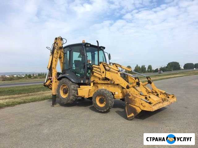 Услуги экскаватора-погрузчика Альметьевск - изображение 1