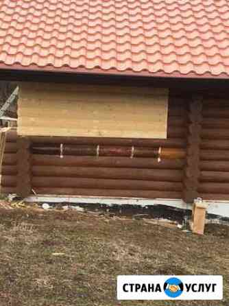 Работы со срубом Альметьевск