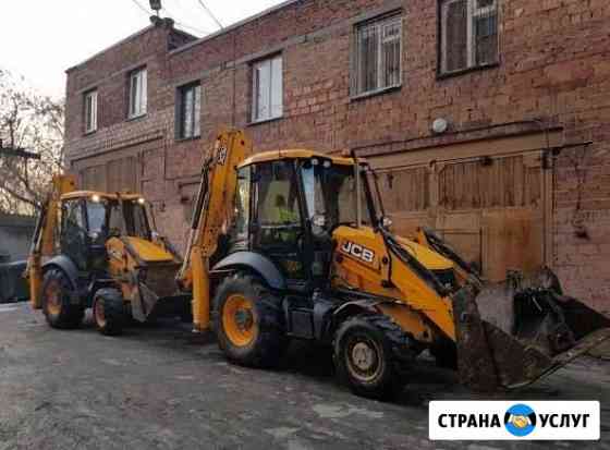 Экскаватор-погрузчик JCB в аренду Москва