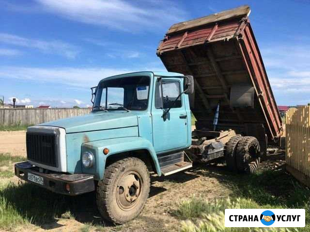 Доставка,Вывоз мусора на газ53 самосвал чернозем Ульяновск - изображение 1