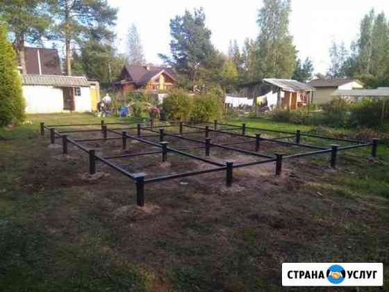 Монтаж винтовых свай и железобетонных,фундамент, з Санкт-Петербург