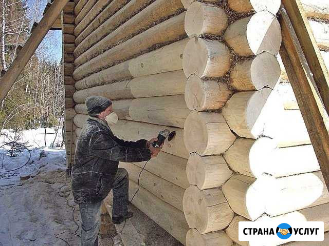 Шлифовка, Конопатка.cруба.Установка обсады Санкт-Петербург - изображение 1