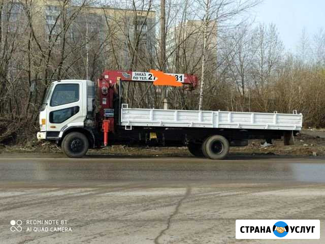 Грузоперевозки кран-борт манипулятор Пермь - изображение 1