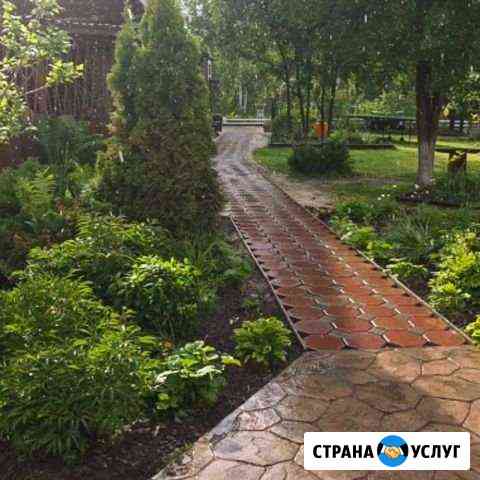 Отмостка, дорожки, бесетка, парковка Кунгур