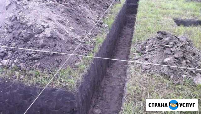 Земляные работы траншеи, септики, дренаж, водопро Анапа - изображение 1