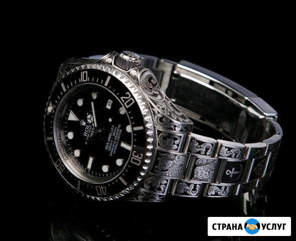 Ручная гравировка на часах ferrumguru Москва - изображение 1